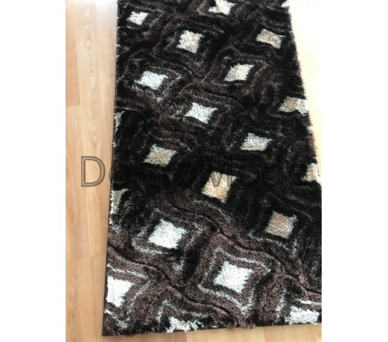 Високоворсний килим Loop Shaggy 8638A MOCCA - Висока якість за найкращою ціною в Україні